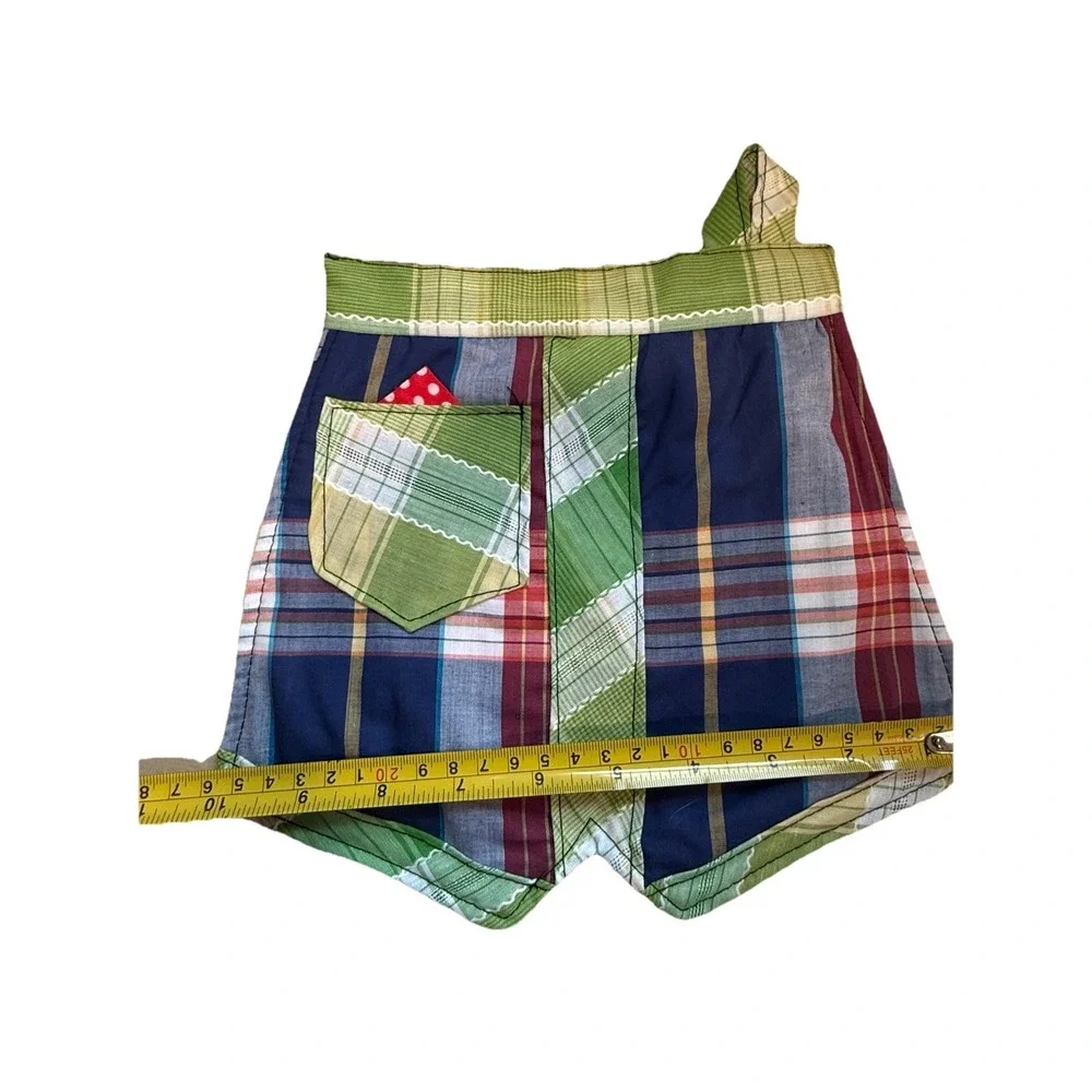 Handmade Madras Shorts Pot Holders Set Of 2. Never Used. Grannycorp Cottagecore